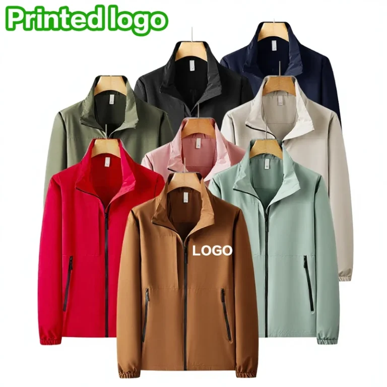 Custom-Logo-Embroidered-Thin-Jacket-Zipper-Waterproof-Windproof-Unisex-Winter-Jacket-Custom-Logo-Mens-and-Womens-Jackets