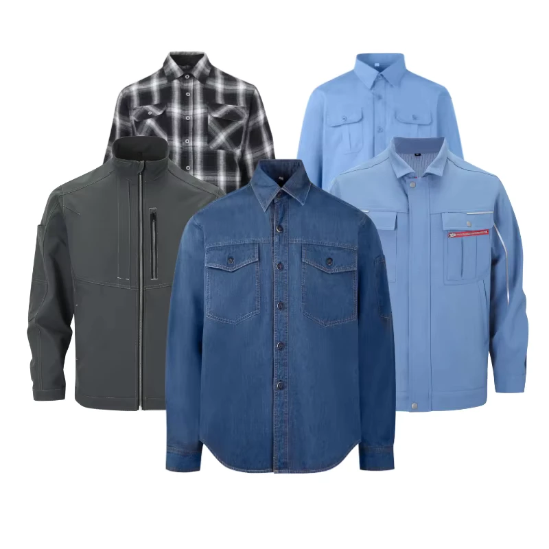 Custom Logo FR Shirt Flame Resistant Arc Flash Protection Budget Uniform Safety Aramid Fabric Unisex Needle Detection