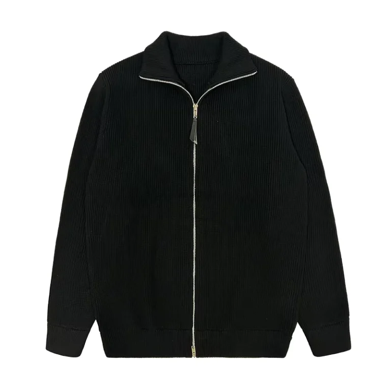 Custom-Logo-Fashion-Autumn-Winter-Sweater-Cardigan-Blank-Knitted-Black-Zip-Up-Unisex-Jackets-Men-Sweater-Cardigan