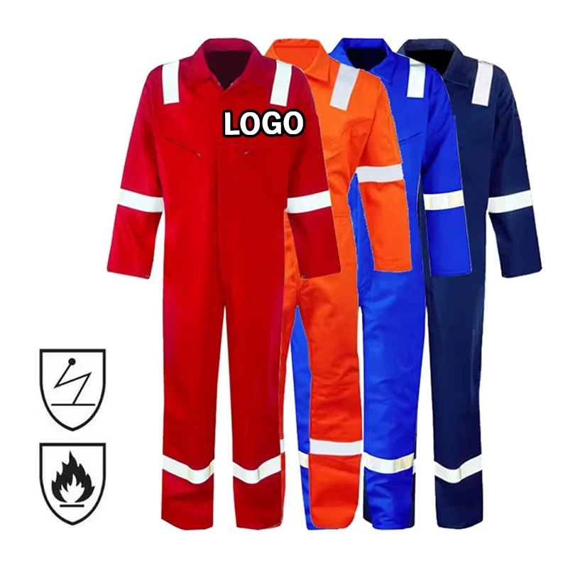 Custom Logo Fireproof Mining Work Jacket Protective Workwear Uniform with FR Costume