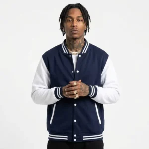 Custom Logo Front Stand Collar Cotton Soft Unisex Baseball Jacket for Men and Women Winter Pink