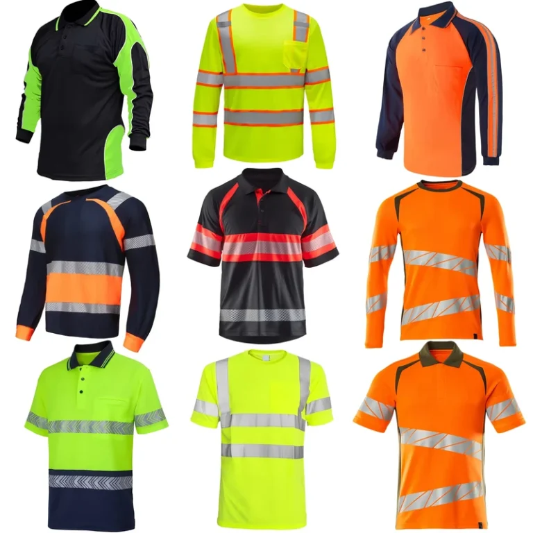 Custom-Logo-Hi-Vis-Reflective-Safety-T-Shirt-ANSI-Class-3-High-Visibility-Workwear-Quick-Dry-Construction-Safety-Shirt