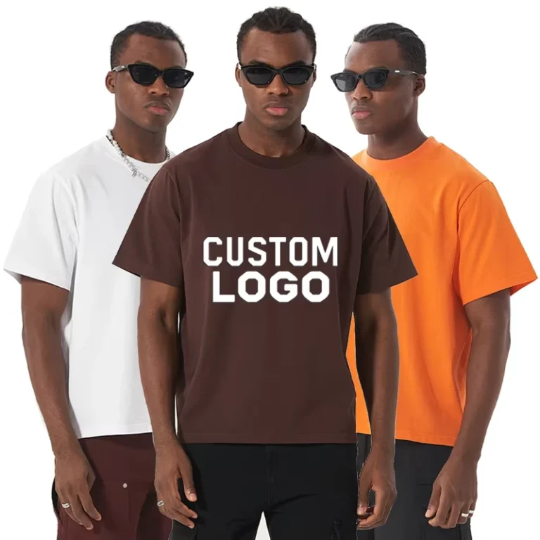 Custom-Logo-High-Quality-260-GSM-Heavy-Weight-100-Cotton-Tshirt-Drop-Shoulder-Oversized-Cropped-Boxy-T-Shirts-for-Men