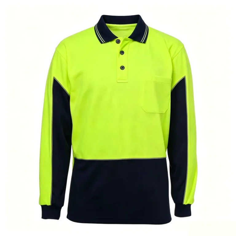 Custom-Logo-High-Vis-Long-Sleeve-Safety-Polo-Shirt-Breathable-Bird-Eye-Reflective-Workwear-Color-Block-Construction-Uniform