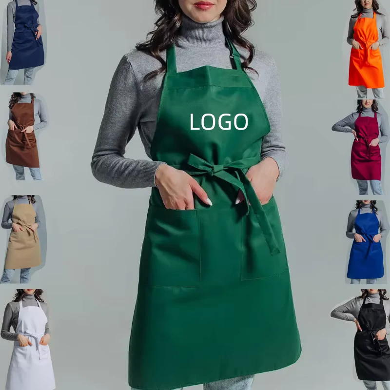 Custom Logo Kitchen Apron for Men and Women
