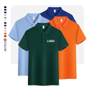 Custom Logo Men Golf Spandex Cotton Casual Business Work Polo Shirt Summer Oversized Fit Plain Blank Polo T shirts