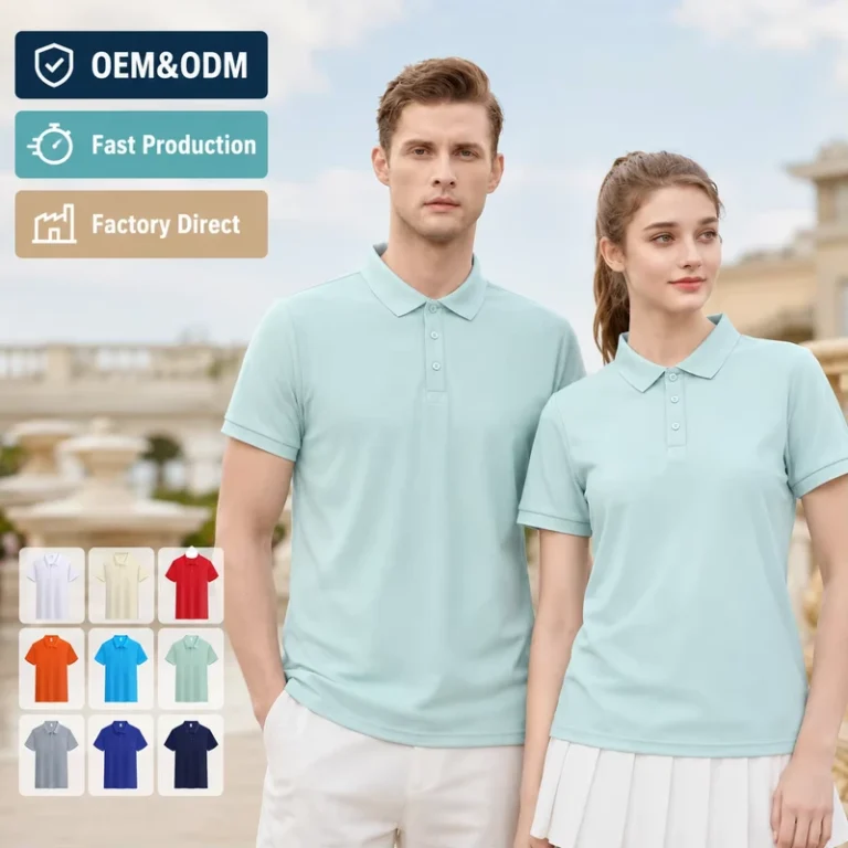 Custom-Logo-Mens-Breathable-Classic-Business-Casual-Polo-Shirt-Factory-Direct