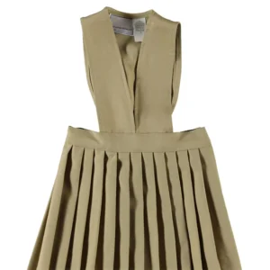 Custom Logo Modern Designs Sleeveless High School Uniform Dress Girls and Boys School Uniforms