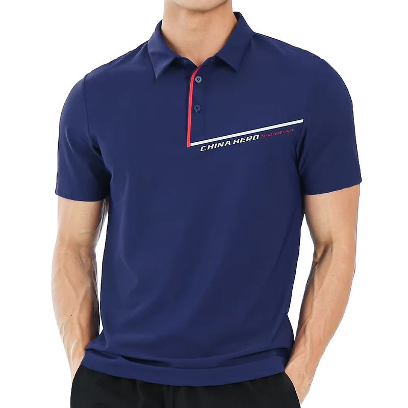 Custom Logo Polo Shirt Nylon Spandex Work Uniform Election Promotional Sports Golf T Shirt Plus Size Men's Polo Shirt
