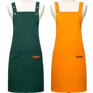 Custom Logo Printed Waterproof Apron for Catering Baristas Milk Tea Shops and Baking