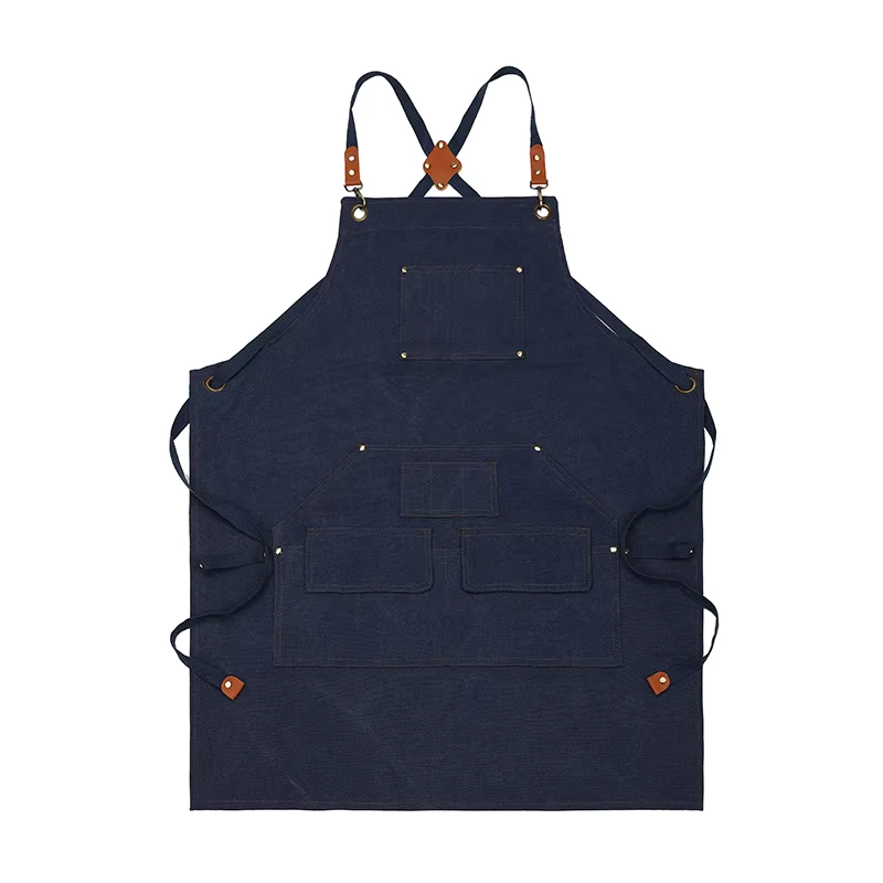 Custom Logo Printed Waterproof Heat Resistant Non Slip Eco Friendly Durable Reusable Cleaning Antifouling Sleeveless Apron