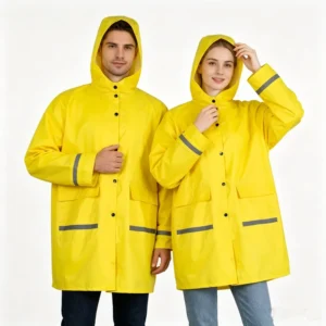 Custom Logo Printing Reflective Pants Jacket for Delivery Man Durable Yellow Green Waterproof Uniforms Hi Vis Workwear