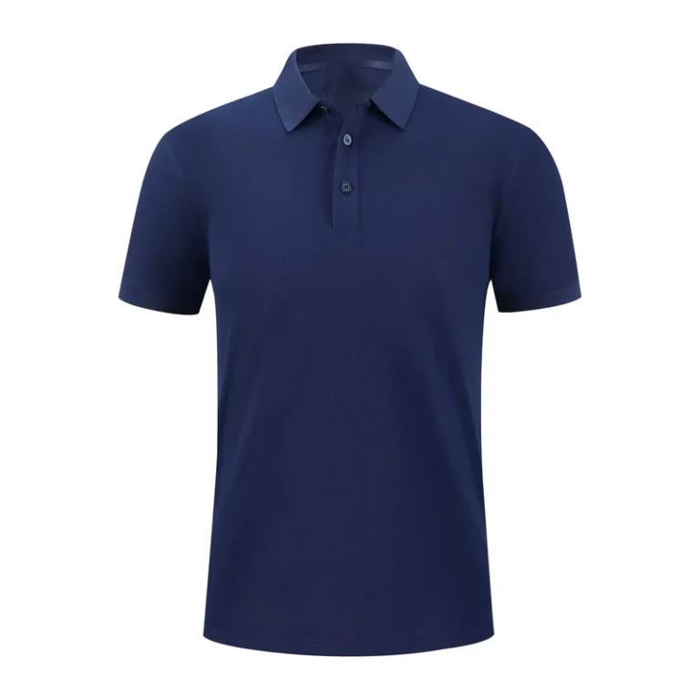 Custom-Logo-Short-Sleeve-Lapel-Polo-Shirt-Workwear