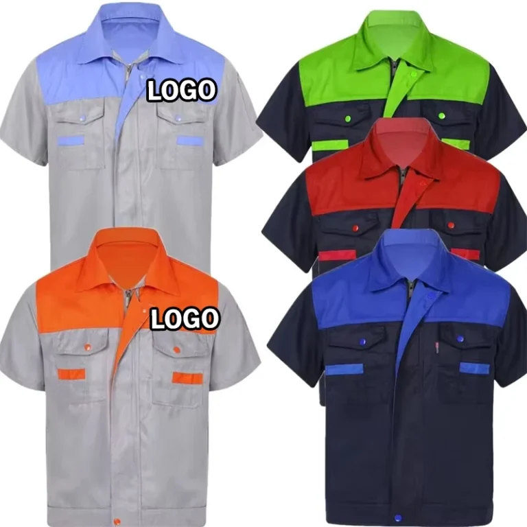 Custom-Logo-Summer-Car-Wash-Industry-Labor-Suit-Safety-Long-Sleeve-Work-Wear-Clothes-Uniform-Workwear