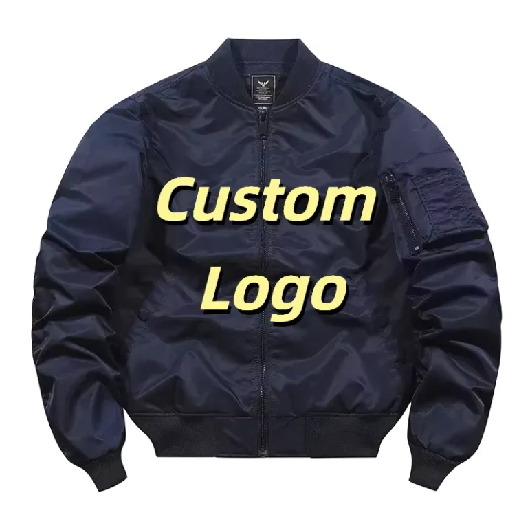 Custom-Logo-Thick-Ma1-Filling-Stand-Collar-Full-Zipper-Mens-Bomber-Jacket