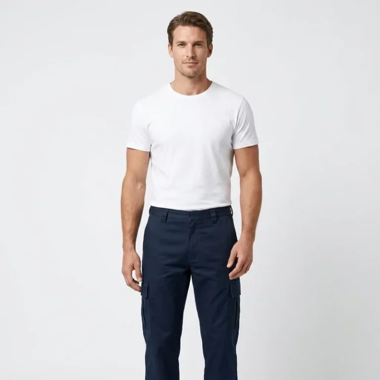 Custom-Logo-Treated-Cargo-Pants-Flam-Level-2-Hidden-Hook-Eye-Closure-Long-Color-Fast-Industrial-Fire-Resistant-Work-Cargo-Pant