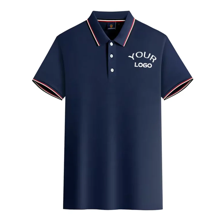 Custom-Logo-Unisex-Breathable-Work-Uniform-Polo-Shirt