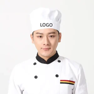 Custom Logo Unisex Mushroom Design Adjustable Chef Hat