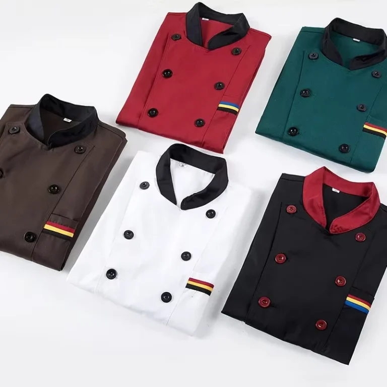 Custom-Logo-White-Long-Sleeves-Jacket-Coat-with-Pockets-on-Chest-Soft-Restaurant-Uniforms-for-Employees-Cook-Hotel-Chef-Clothes