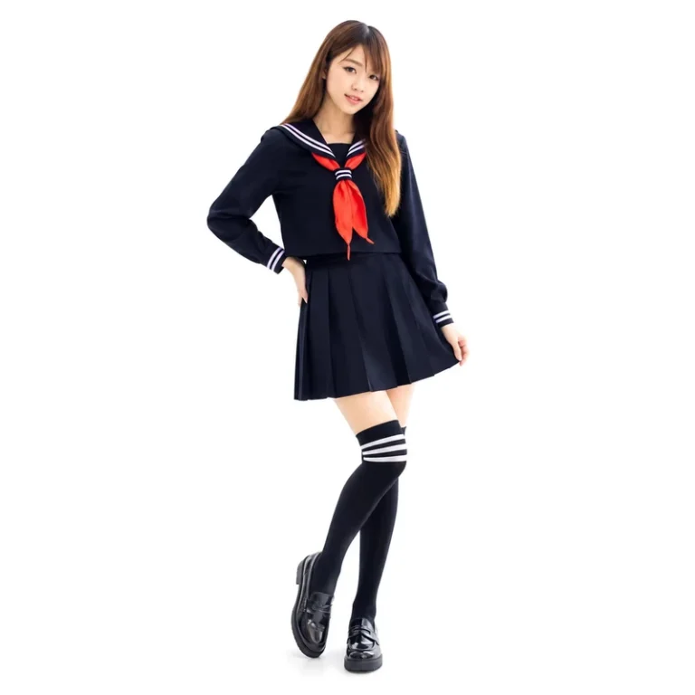 Custom-Long-Sleeve-Japanese-High-School-Girl-Sailor-Uniform-Japanese-School-for-Girls-Anime-Hell-Girl-Cosplay-Costume-Tie