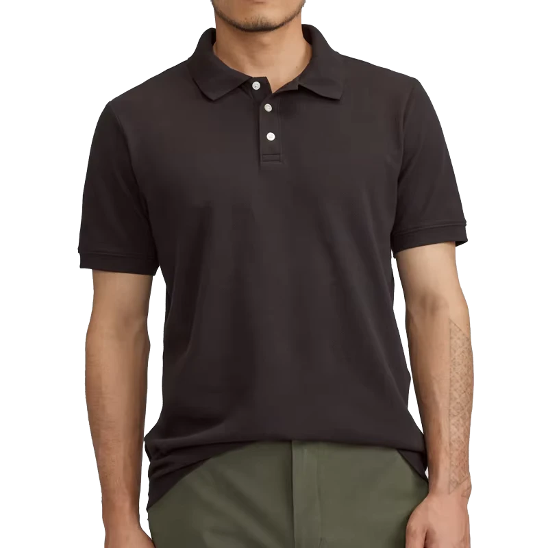 Custom Luxury Men Polo Shirts 100% Organic Cotton Golf Polo Shirt High Quality Uniform Polo T-Shirt