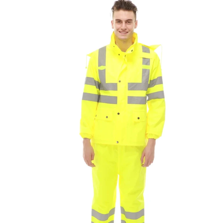 Custom-Made-High-Quality-Waterproof-Rain-Wear-Suit-Hi-Vis-Yellow-Mens-Rain-Coat-and-Pants-Reflective-Raincoat