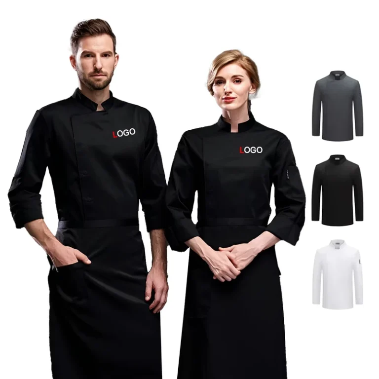 Custom-Made-Solid-Color-Breathable-Long-Sleeve-Chef-Uniform-for-Restaurants-and-Bars