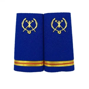 Custom Magnetic Canvas Garment Shoulder Epaulette with Printed Design Custom Logo 3D Pin Badge