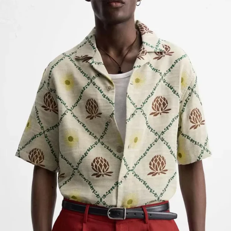 Custom-Matching-Printing-Shirts-Men-Summer-Short-Sleeve-T-shirt-Print-Top-Mens-Polo-T-shirt-Cotton-Polo-Shirts-for-Men
