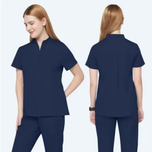 Custom Medical Scrub Uniforms for Hospital Staff with Name Tag Label Service