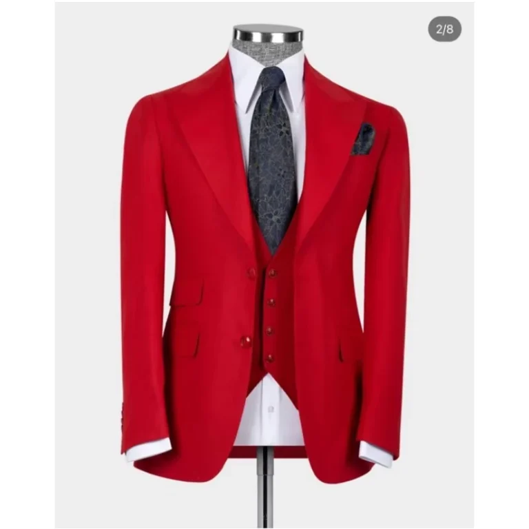 Custom-Men-Suits-3-Pieces-Red-Peaked-Lapel-Wedding-Groom-Business-Tuxedo-Prom-Blazer-Sets