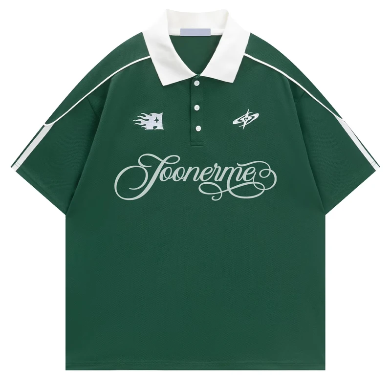 Custom Men's 100% Cotton Plain Golf Work Polo Shirt with Embroidered Logo