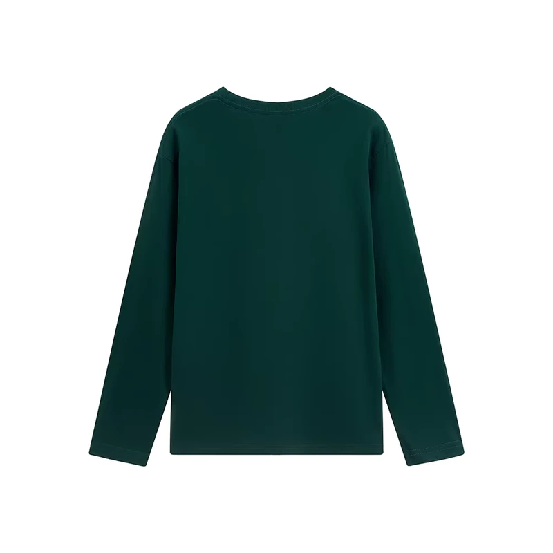 Custom Men's Breathable Long Sleeve Solid Color Crew Neck Sweatshirt