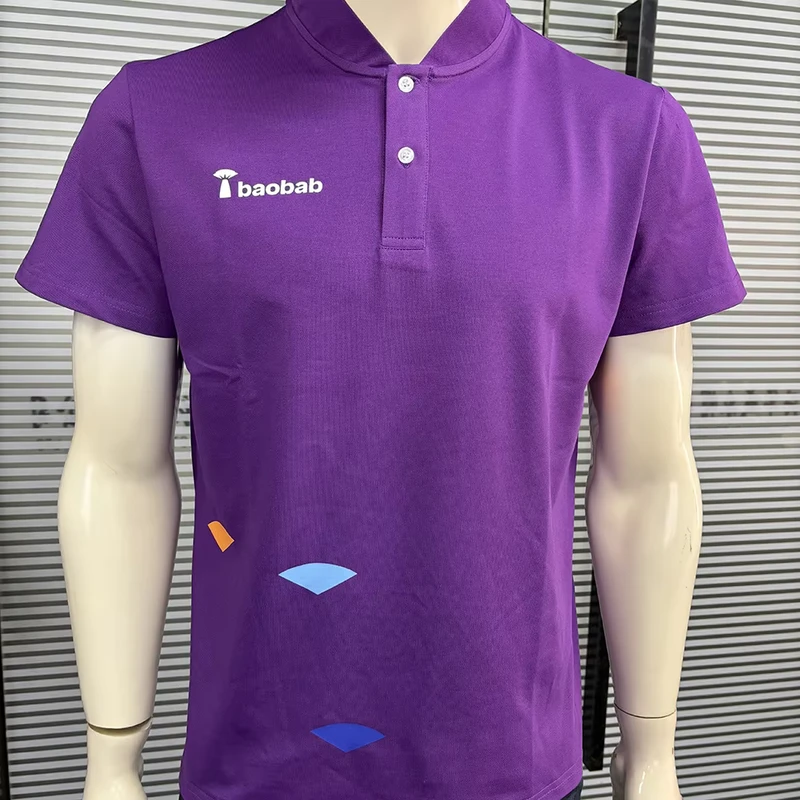 Custom Men's Breathable Mercerized Cotton Business Golf Polo Shirt