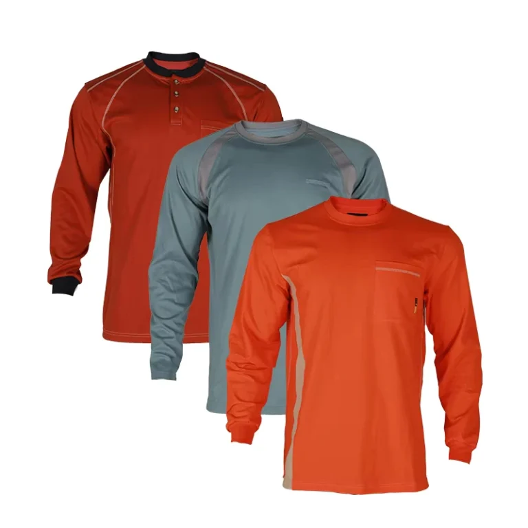 Custom-Mens-Cotton-Fire-Retardant-Welding-Work-Wear-Mechanic-Long-Sleeve-FR-Work-Shirt-With-Logo