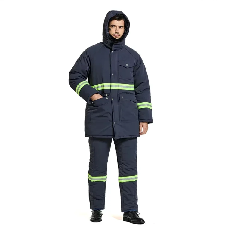 Custom-Mens-Extreme-Reflect-Cold-Storages-Low-Temperature-Cold-Room-Suits-Freezer-Wear-Coverall