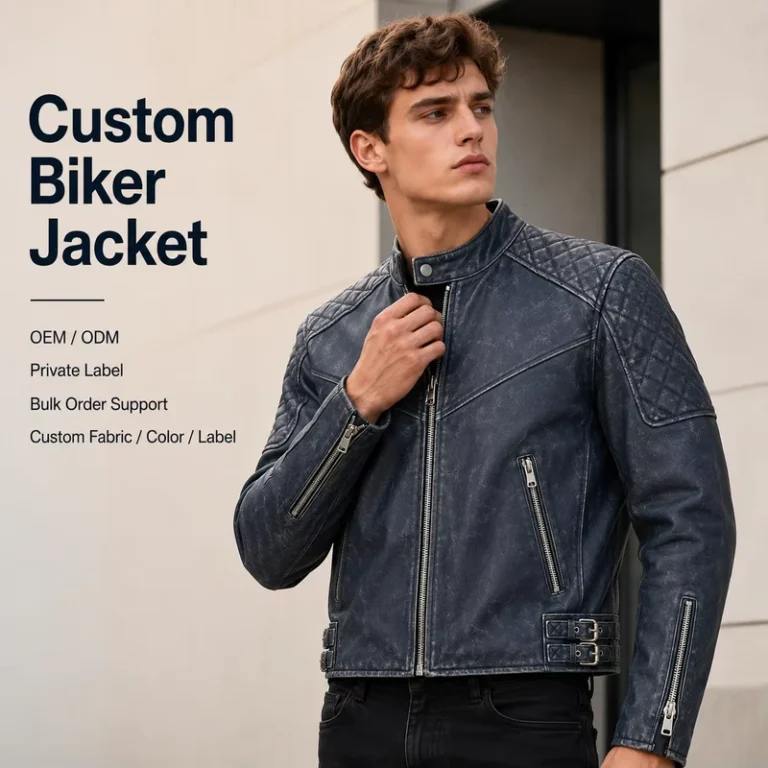 Custom-Mens-Jacket-Vintage-Washed-Quilted-Biker-Heavyweight-Streetwear-Slim-Fit-Moto-Style-Faux-Leather-Casual-Zip-Up-Jacket