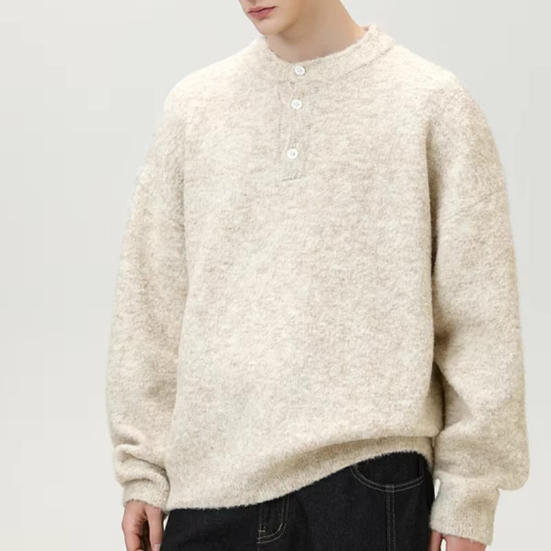 Custom Men's Knitted Casual Sweater
