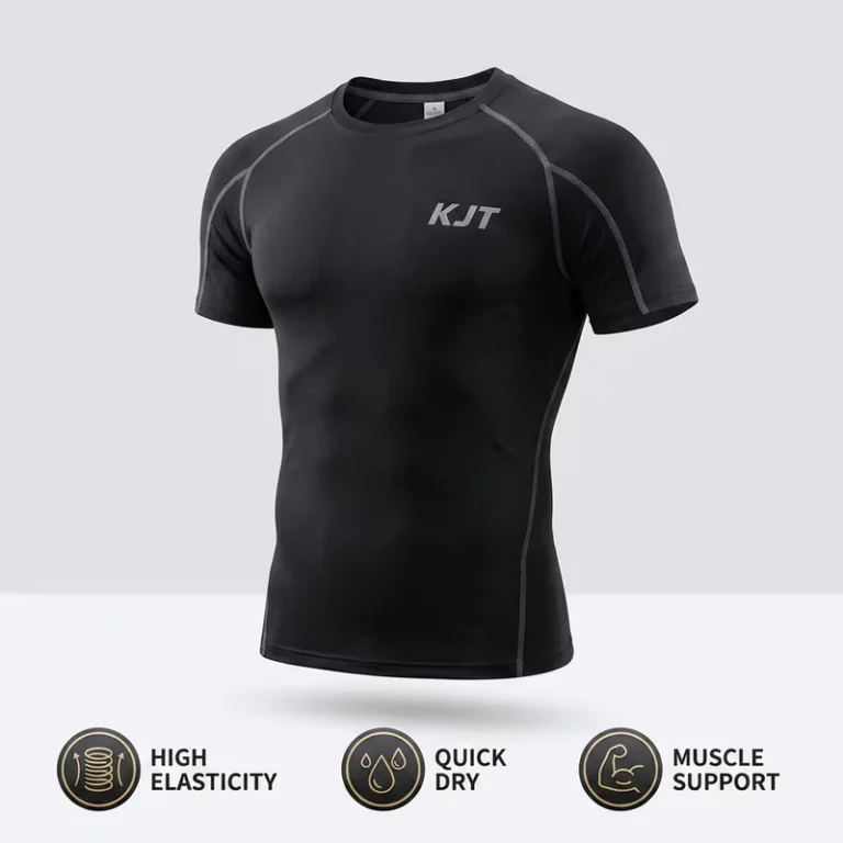 Custom-Mens-Lightweight-Breathable-Quick-Dry-Compression-Running-Training-T-Shirt