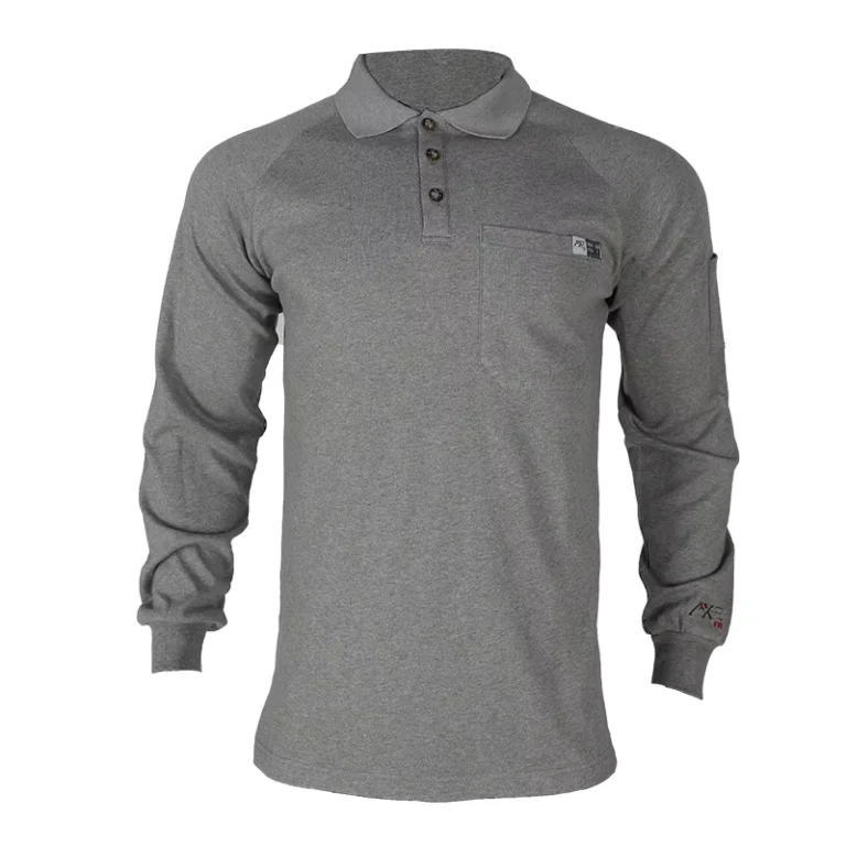 Custom-Mens-Long-Sleeve-Knit-Flame-Resistant-T-Shirts-NFPA2112-CAT2-Welding-Moisture-Wicking-FR-Polo-Fire-Retardant-Shirts