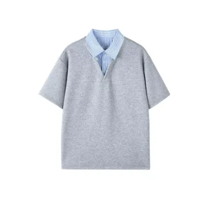 Custom Men’s Oversized Polo Style Short Sleeve Shirt