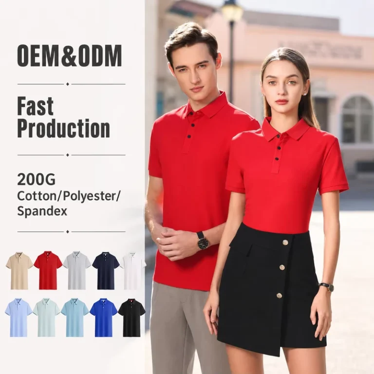 Custom-Mens-Polo-Shirts-Spandex-Blend-Premium-Quality-Breathable-Smooth-Classic-Business-Casual-Elegant-Manufacturer