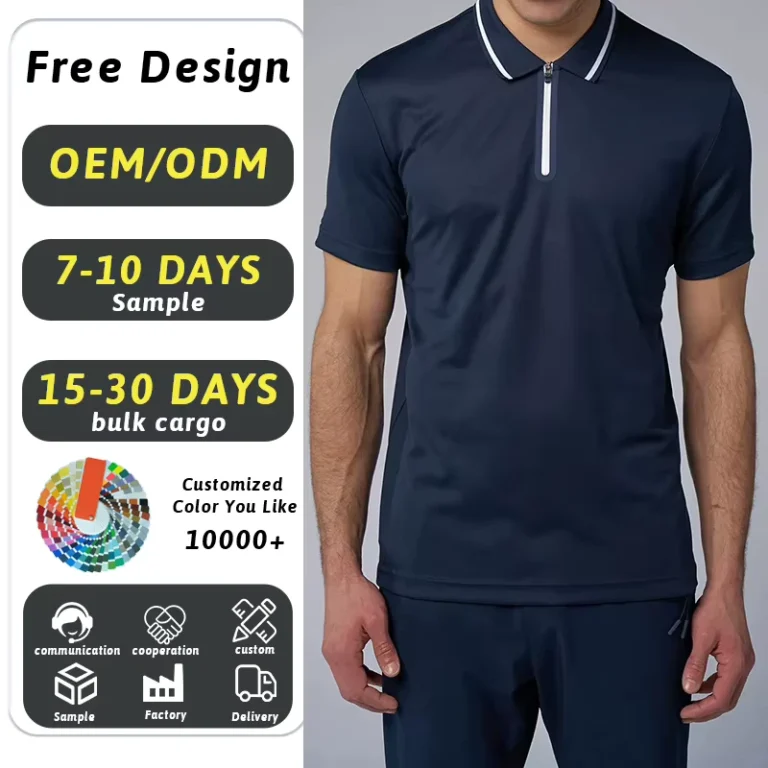 Custom-Mens-Quick-Dry-Knitted-Print-For-Shirts-Summer-Formal-Golf-Business-Office-Uniform-Casual-Button-Front-Short-Sleeve