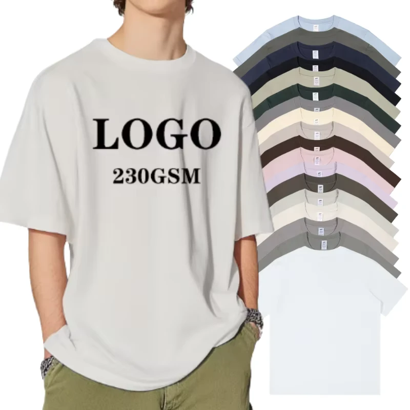Custom Men's Regular Fit Blank Sports T-Shirt 230g for Men and Boys