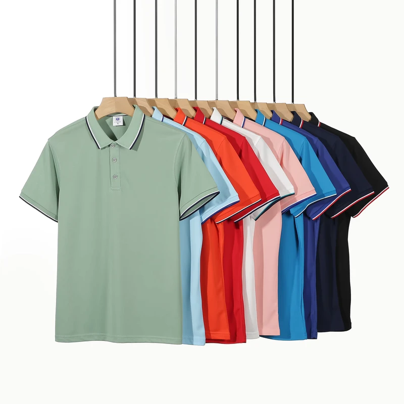 Custom Men's Short Sleeve Summer Golf Polo Shirt Business Casual