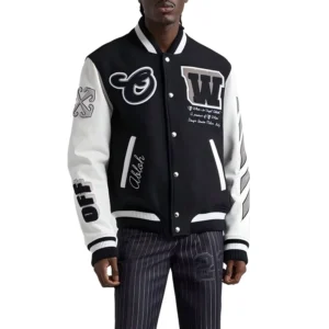 Custom Men’s Vintage Preppy Style Warm Winter Varsity Jacket Reversible Breathable Embroidered Logo