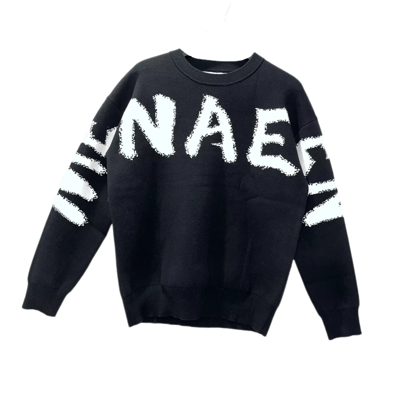 Custom Men's Winter Knit Sweater with Logo Designer 3D Pattern Breathable and Front Positioned for Autumn Season