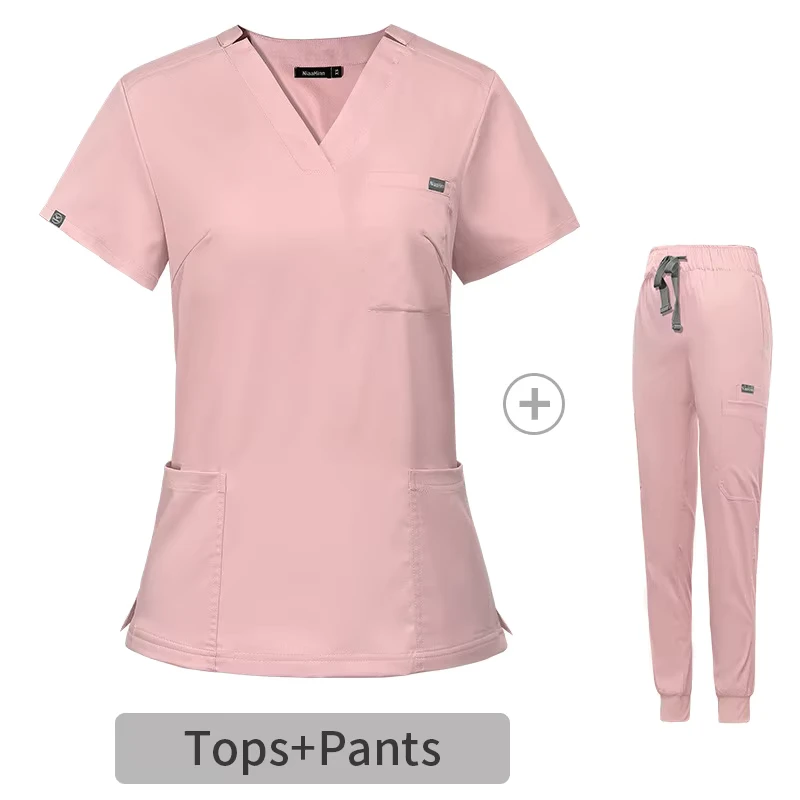 Custom Men’s and Women’s Medical Doctor Scrub Uniforms, Polyester Rayon Spandex