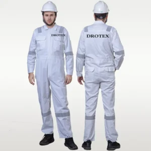 Custom Metallurgy Cotton Fr Clothing Flame Retardant Fireproof Work Clothes Protective Coverall