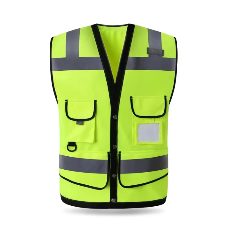 Custom-Multi-Pocket-Hi-Vis-Reflective-Safety-Vest-for-Construction-Road-and-Security-Work